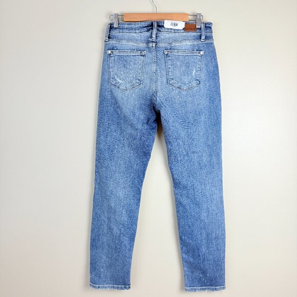 NWT Judy Blue Distressed Light Wash Mid Rise Skinny Jeans – Size 29 - Picture 2 of 8